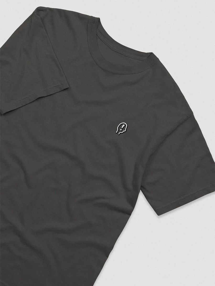 EXCLAIMING MENTALLY (L.C., lined design) embroidered garment dyed tee product image (51)