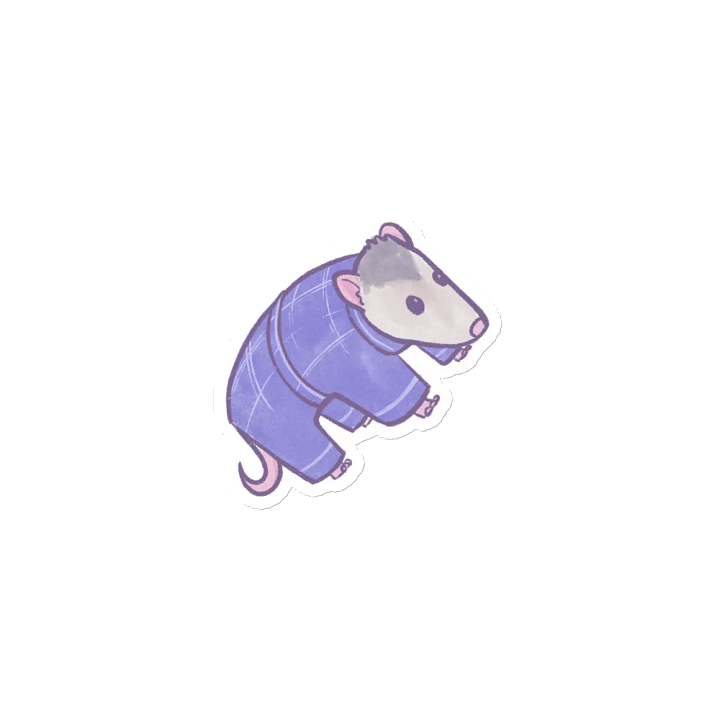 Pajama Possum Magnet product image (1)