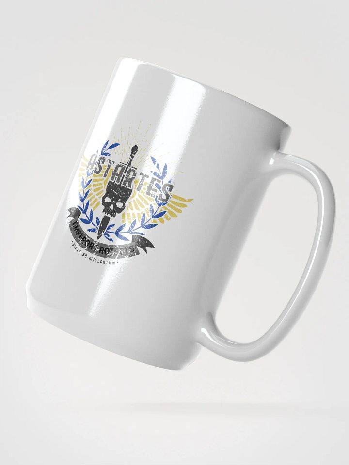 Astartes Retro Badge White Glossy Mug – Warhammer 40K product image (2)