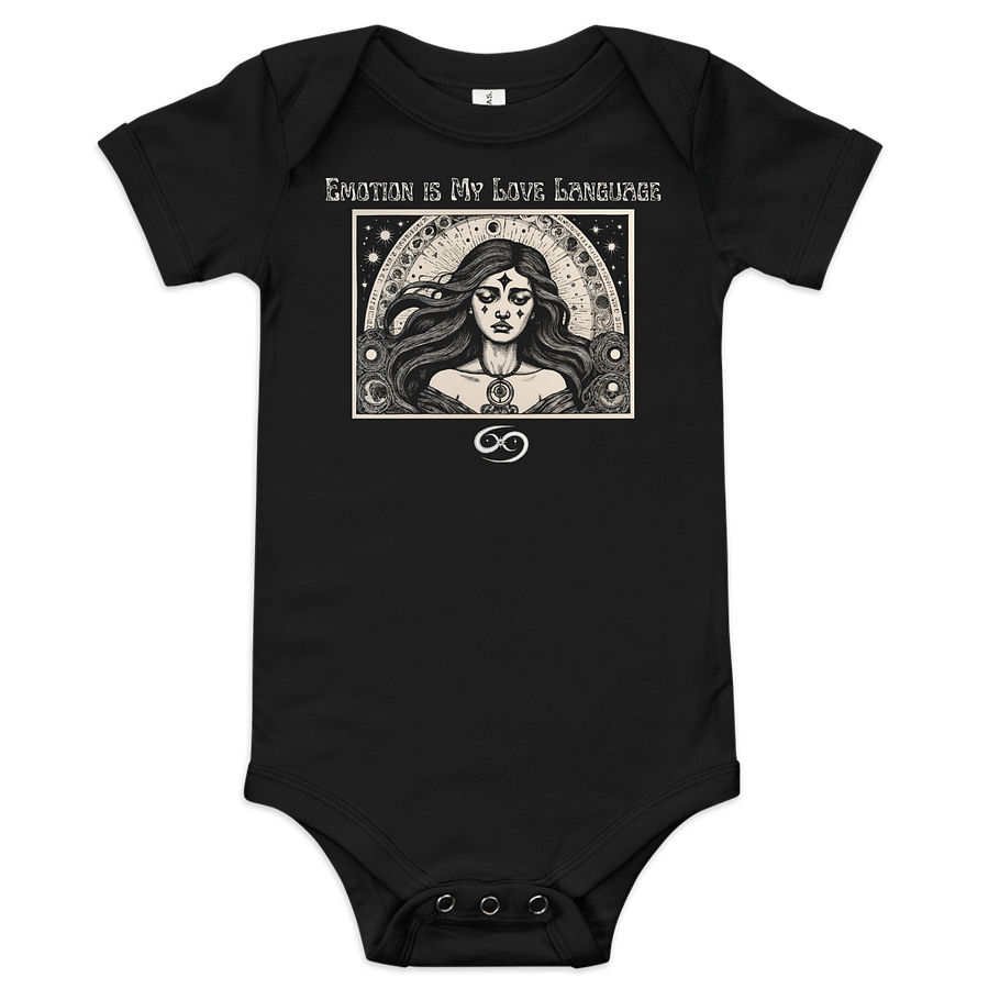 Cancer Zodiac 2025, Emotions are My Love Language, Baby Outfit product image (1)