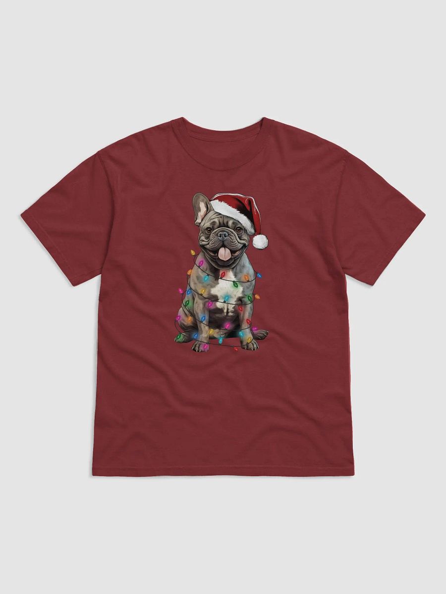 Funny French Bulldog(Brindle) Christmas T-Shirt for Frenchie Paw-rents product image (9)