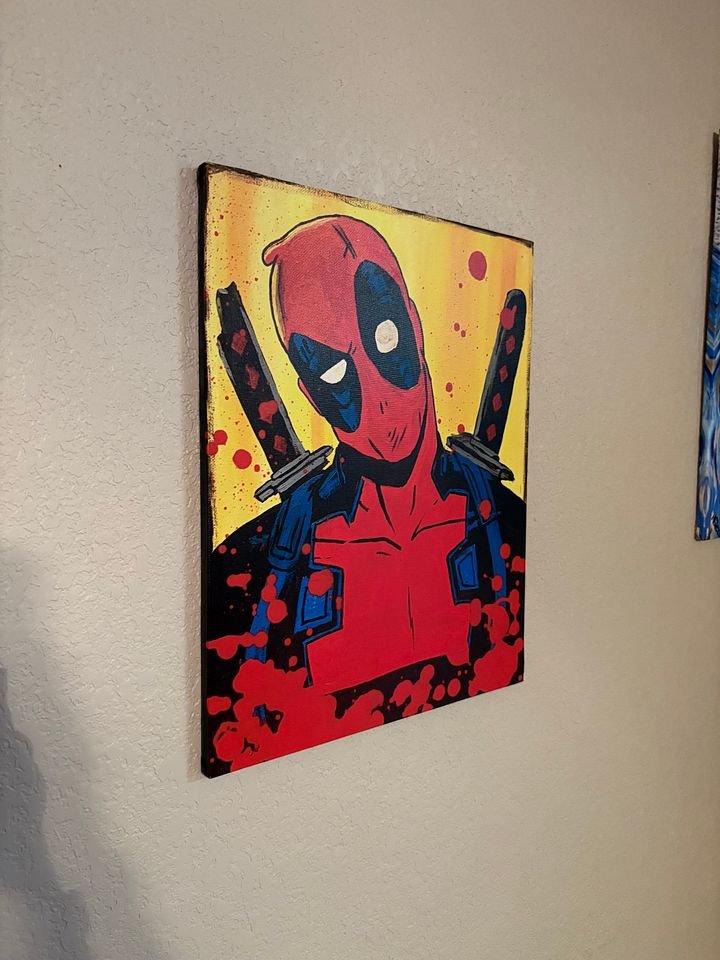 Canvas Print “Redpool” Head-cocked product image (2)