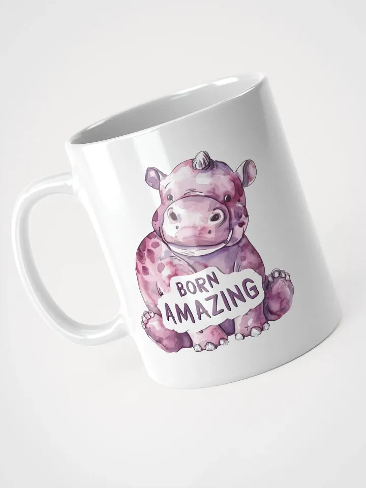 Born Amazing Hippo Mug product image (2)