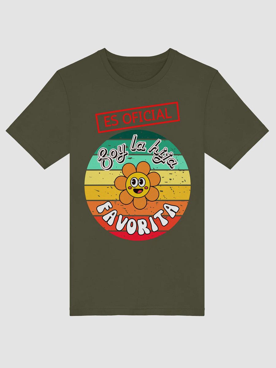 Retro Daughter t-shirt Es oficial soy la hija favorita product image (36)