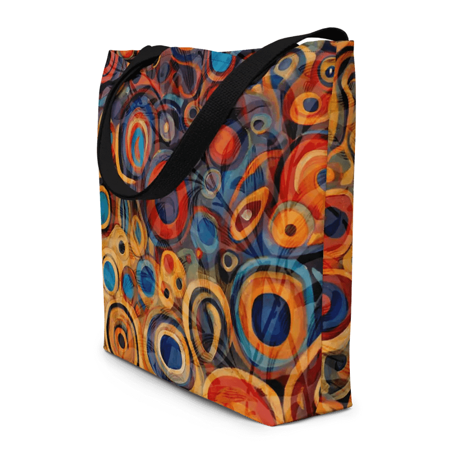 klimt inspired all over print tote for arty men and ladies product image (7)