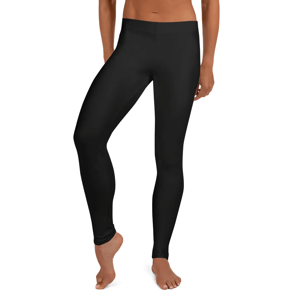 Pure Black Regular Leggings product image (3)