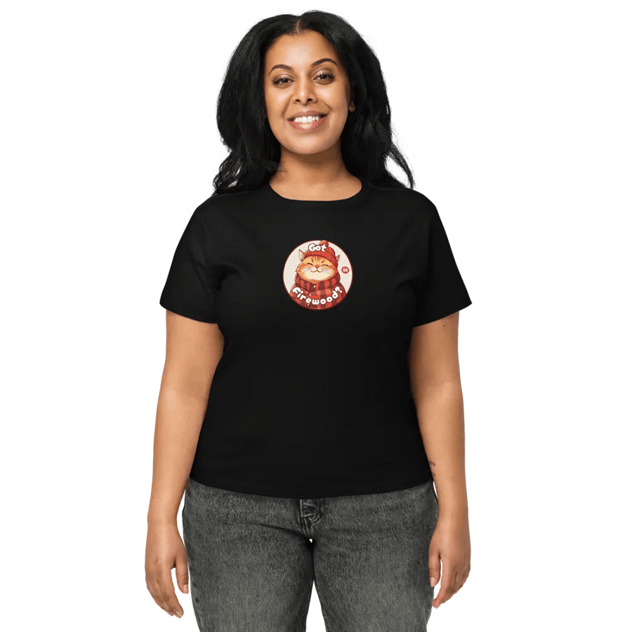 Cozy Cat - Got Firewood? | High Waisted Tee product image (2)