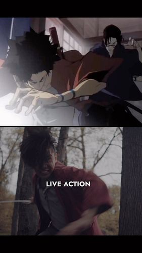 Mugen’s Arabian wall flip (live action) — watch the full fight between him and Afro Samurai on YouTube!

Performers: @definit...