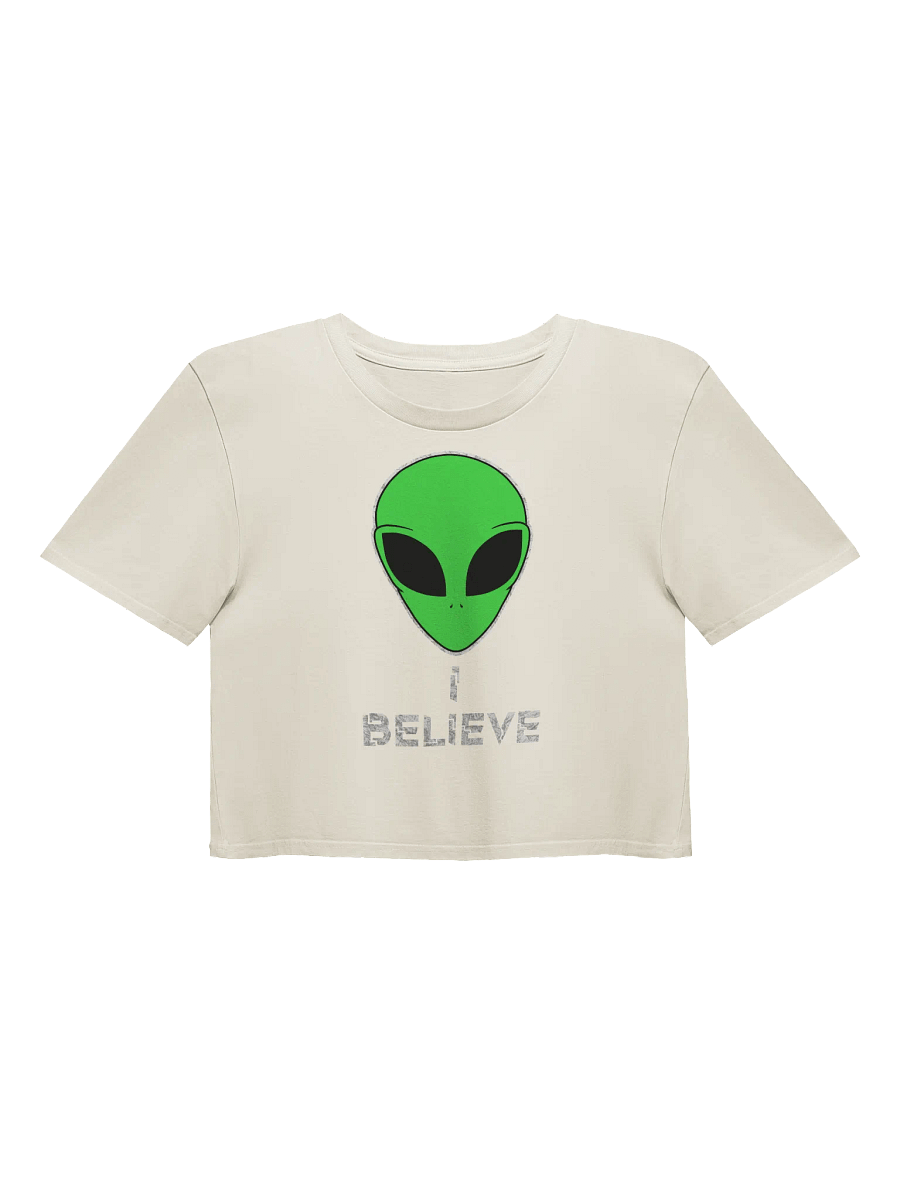 Believe (Cropped White Pattern) product image (1)