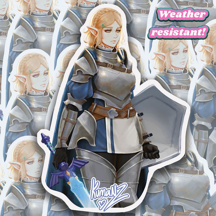 Princess of the Master Sword XL Sticker product image (1)