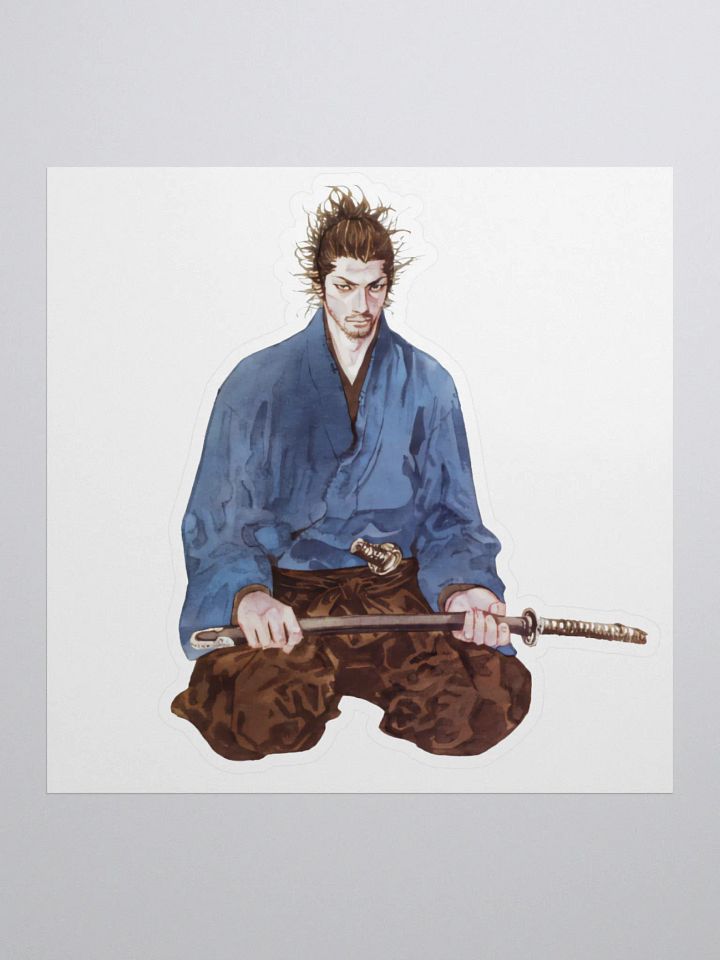 Miyamoto Musashi Meditation Sticker product image (1)