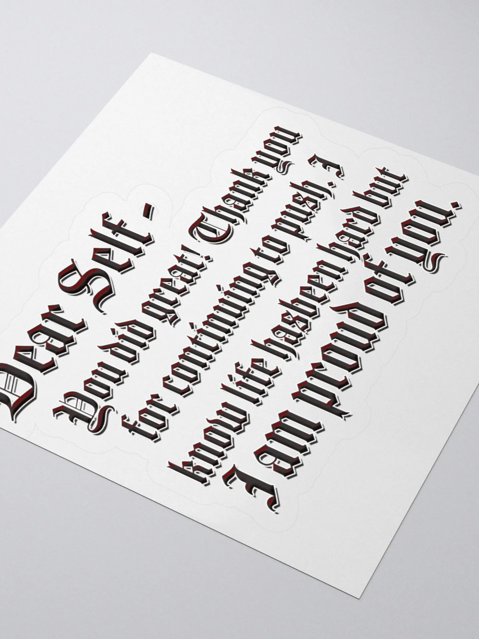 Positivity Dear Self - Sticker product image (11)
