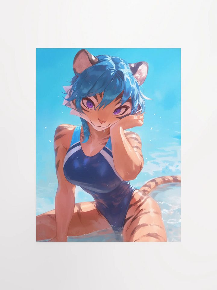 Feline Fantasy Beach Poster product image (1)