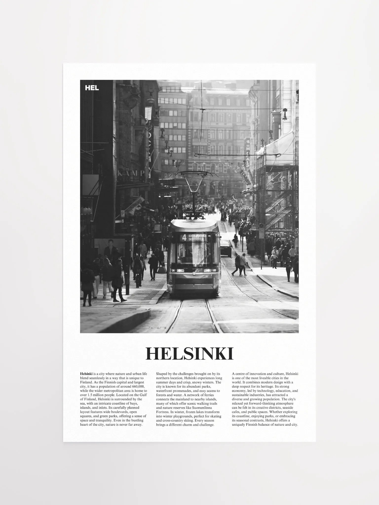 Helsinki 03 Newspaper Poster product image (5)