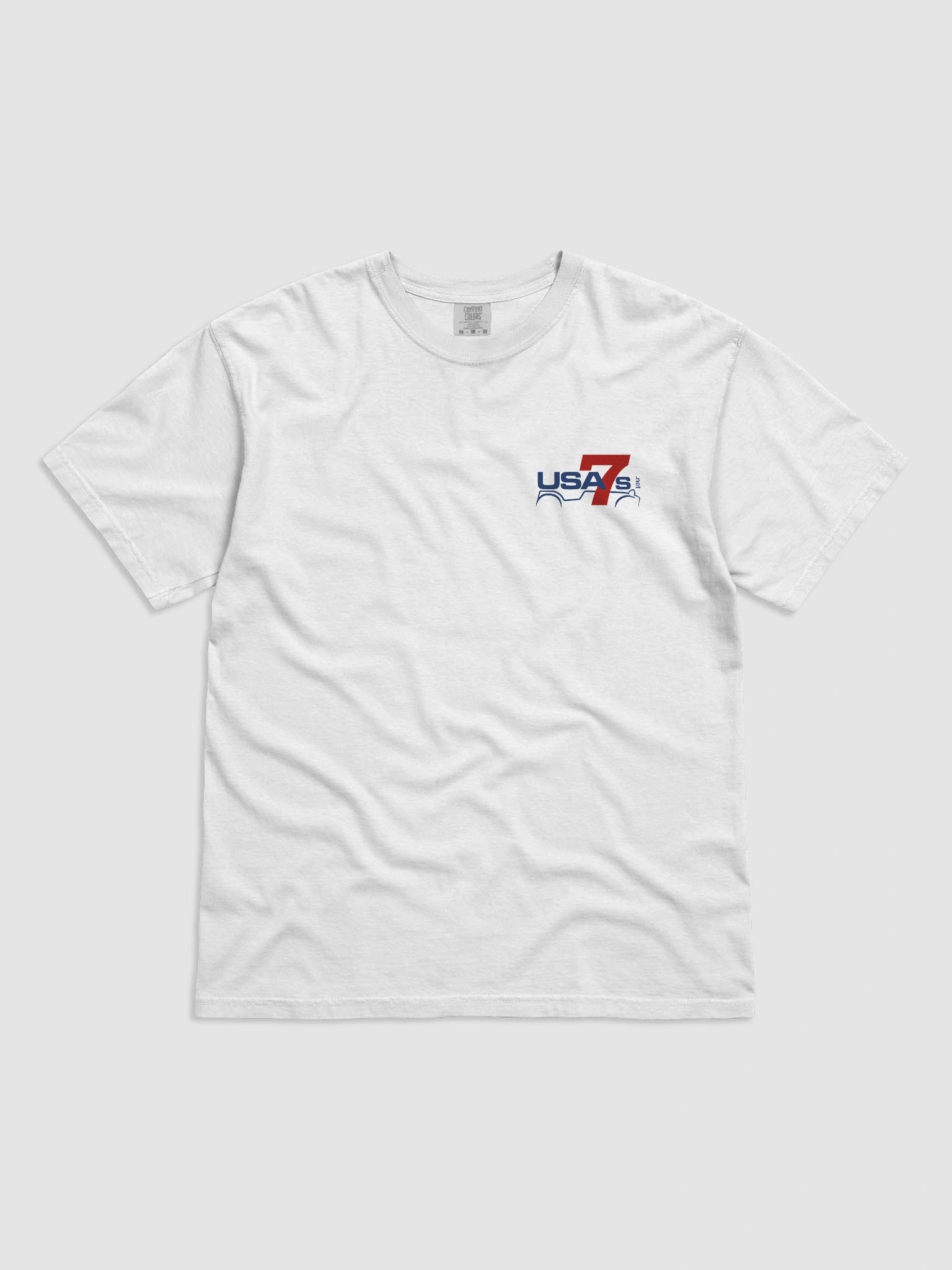The Mantra T-shirt - Blue & Red Logo product image (5)