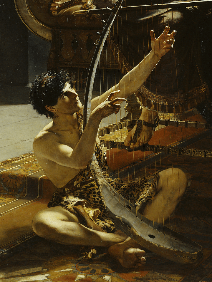 David and Saul by Julius Kronberg Print product image (2)