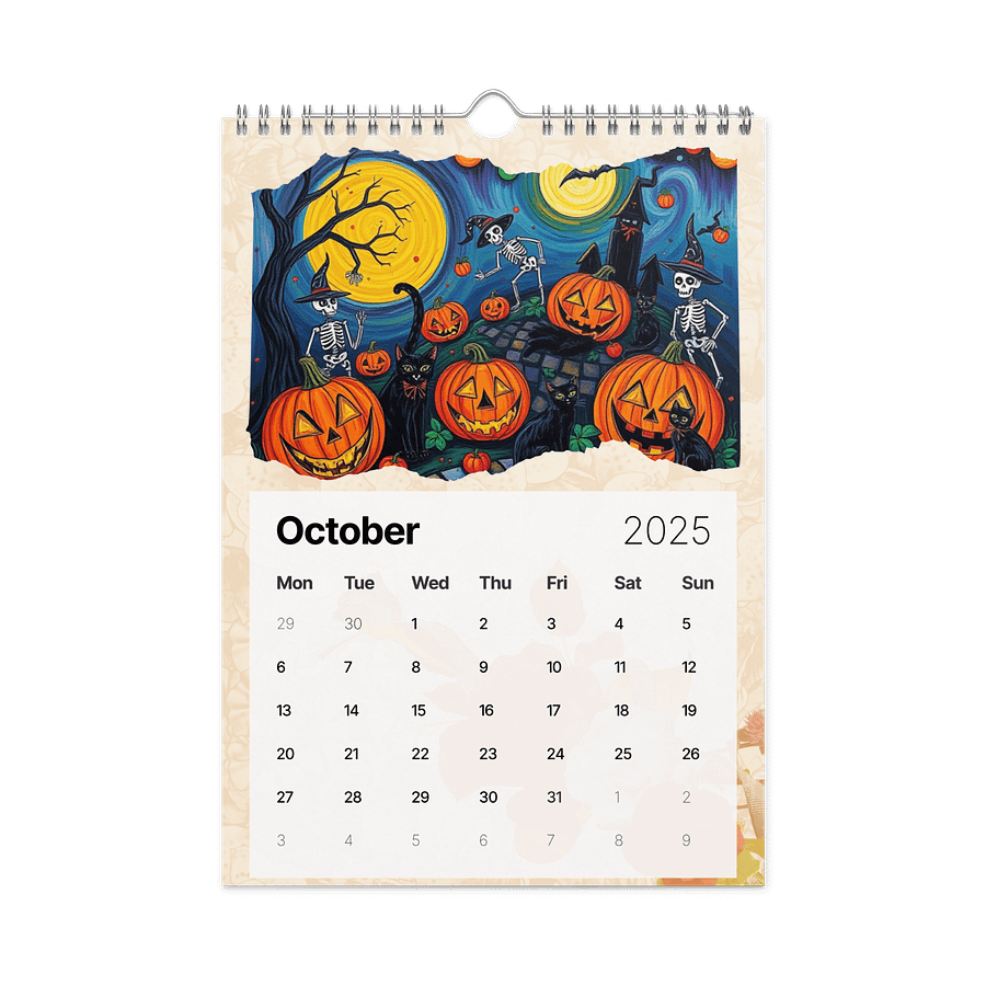 FOLK ART WALL CALENDAR 2026 product image (12)