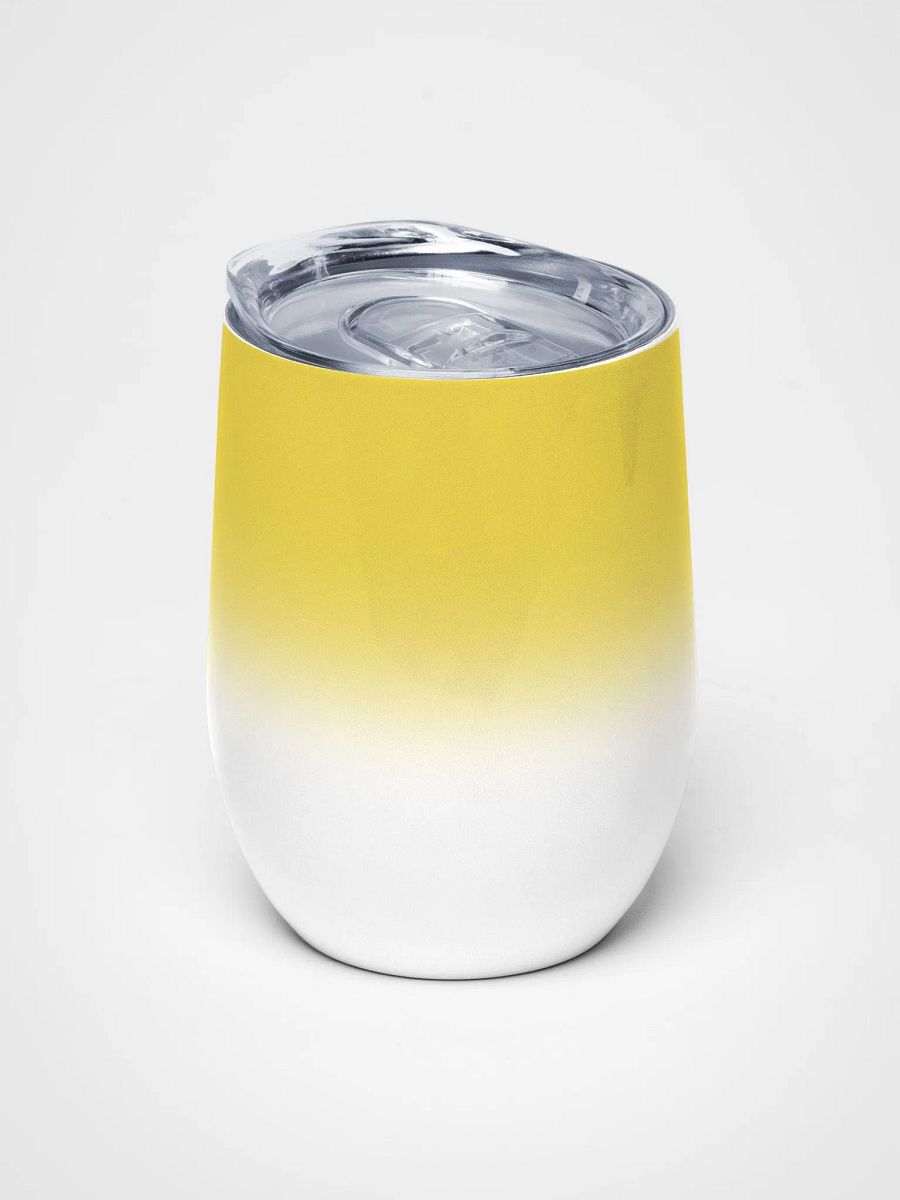 Wine tumbler - Yellow gradient product image (5)