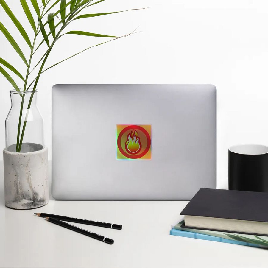 fireball holo sticker product image (14)