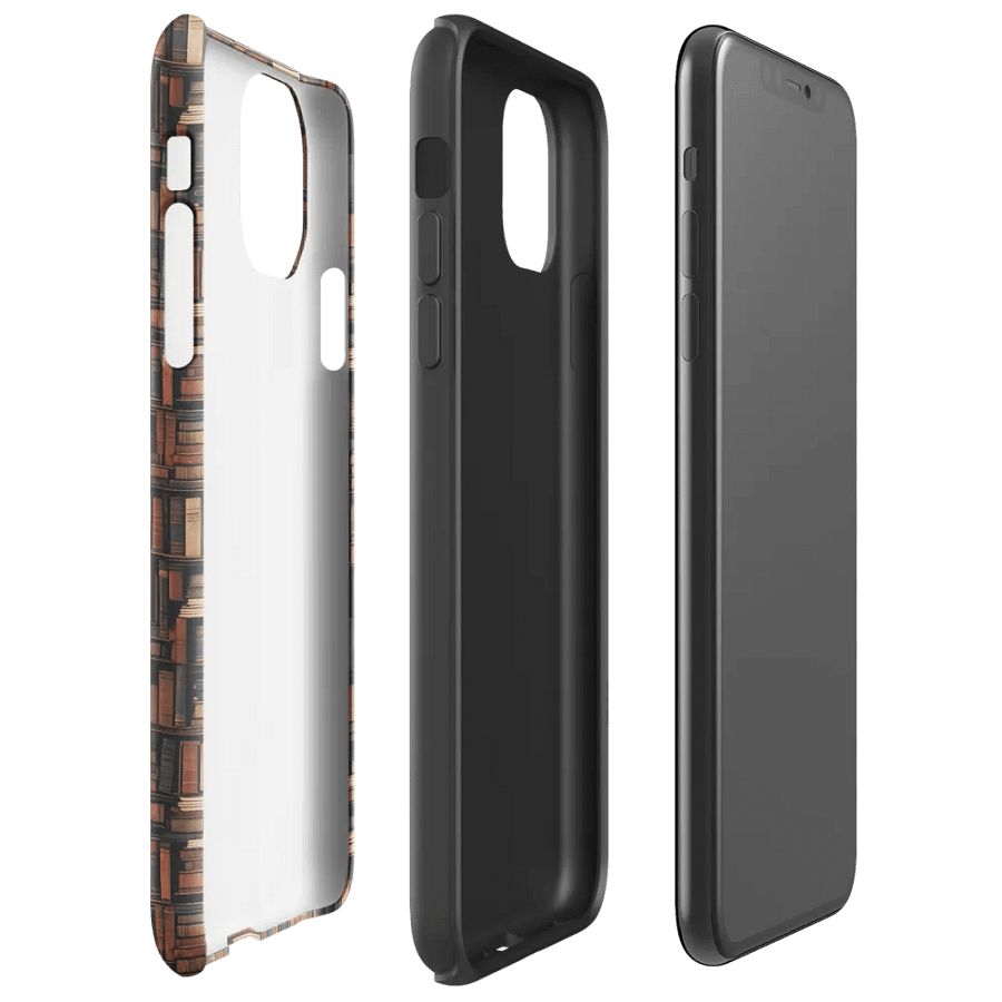 Bookshelf Pattern Books iPhone Tough Case product image (4)