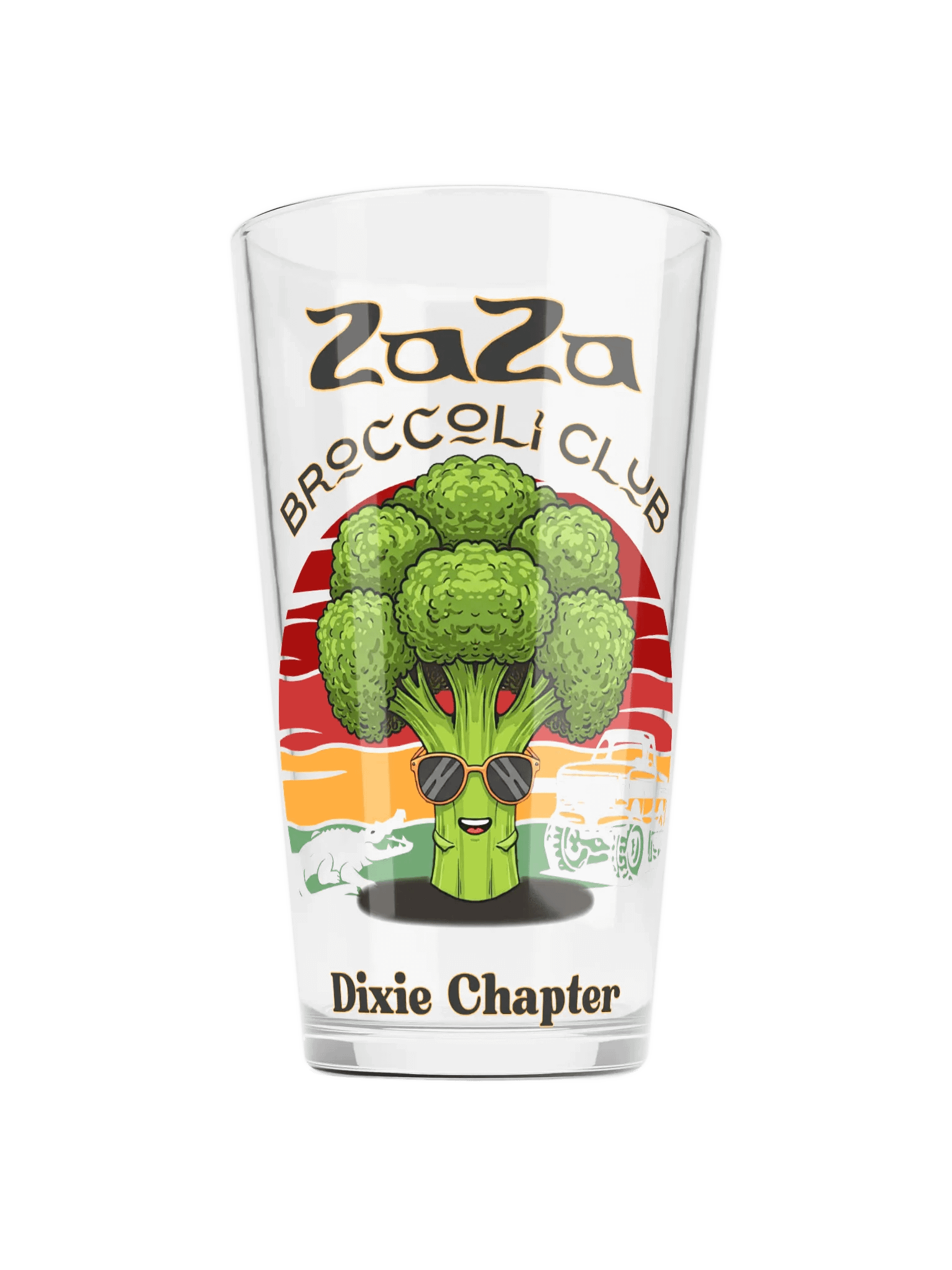 ZaZa Club Dixie Chapter Pint Glass product image (1)