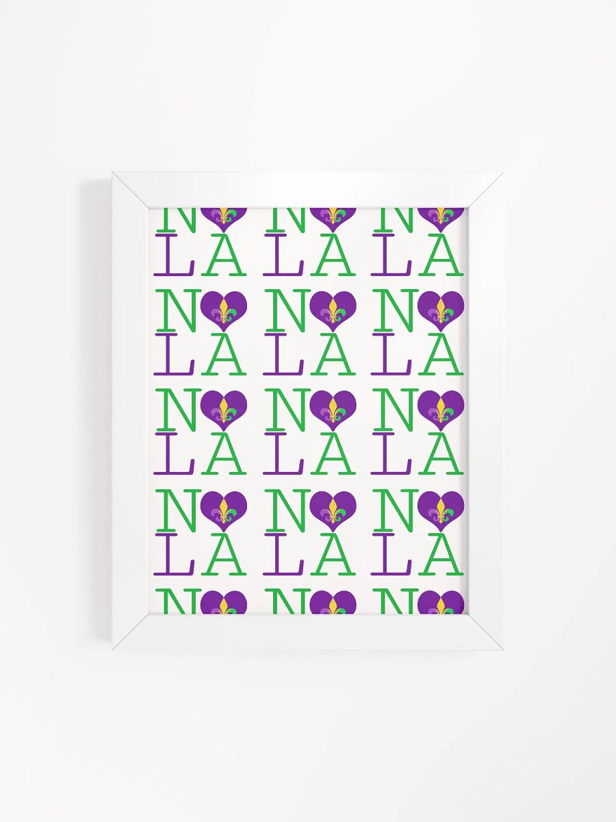 I LOVE NOLA **LEGACY POSTER** (MARDI GRAS INFINITY WALL) product image (109)