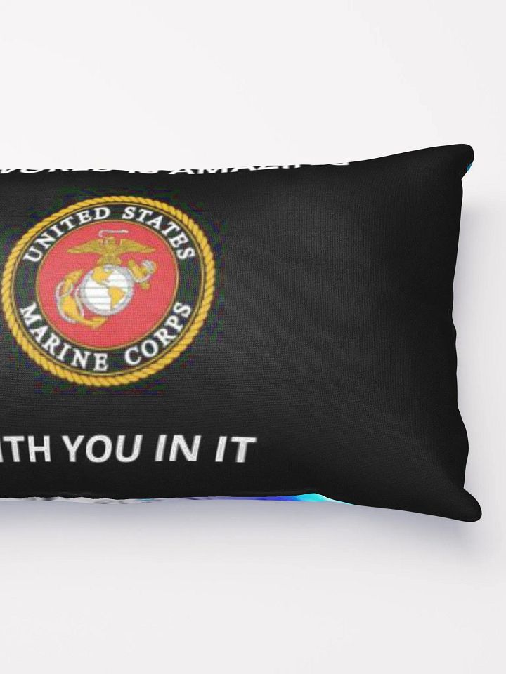 AMAZING WITH YOU IN IT PILLOW- US MARINE product image (5)