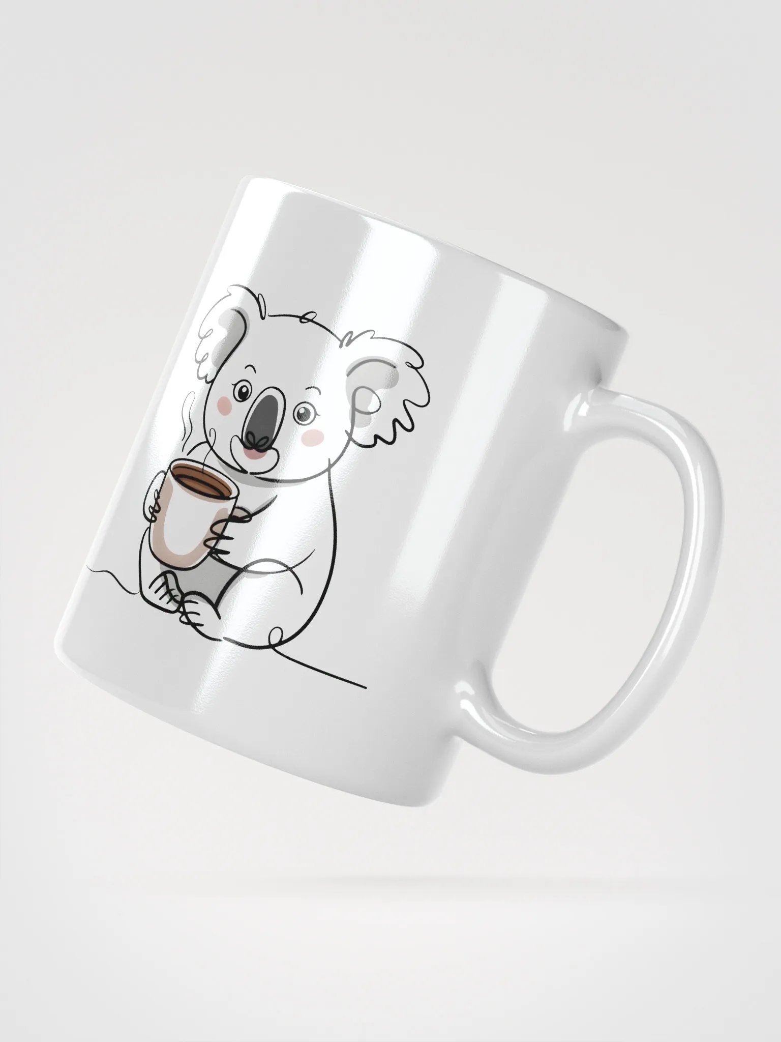 Koala Holding Coffee Mug | Cute Animal Mug product image (2)