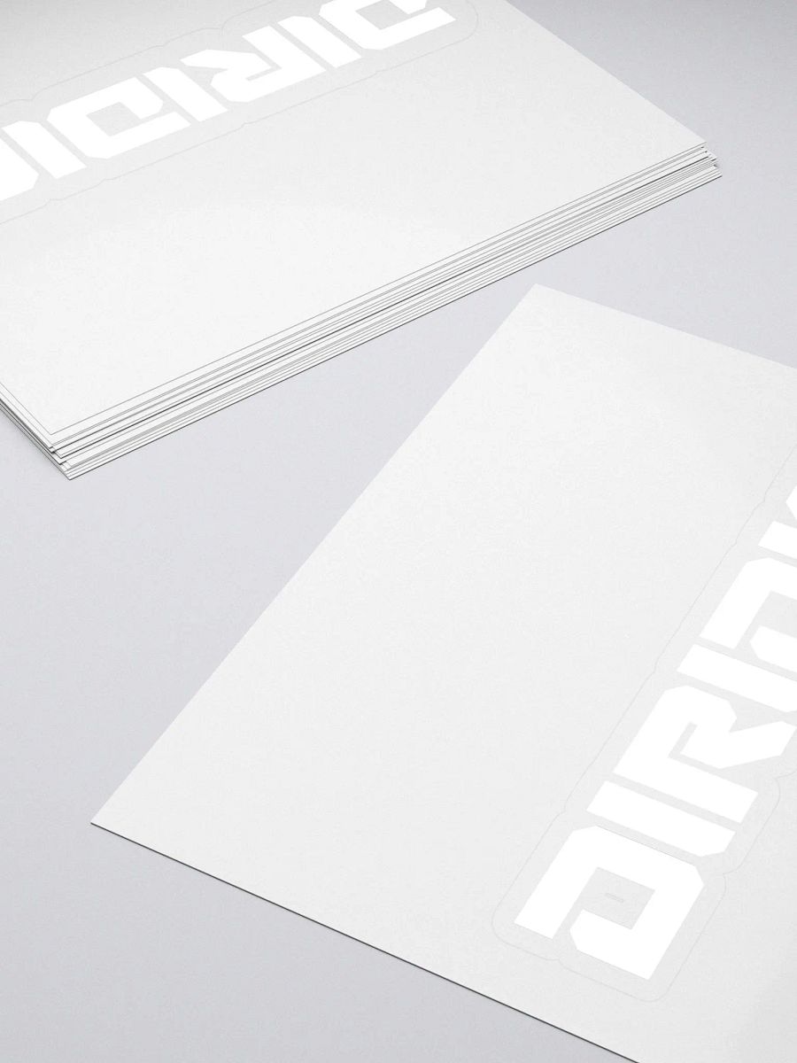 DIRIDIM (white logo) Sticker product image (4)