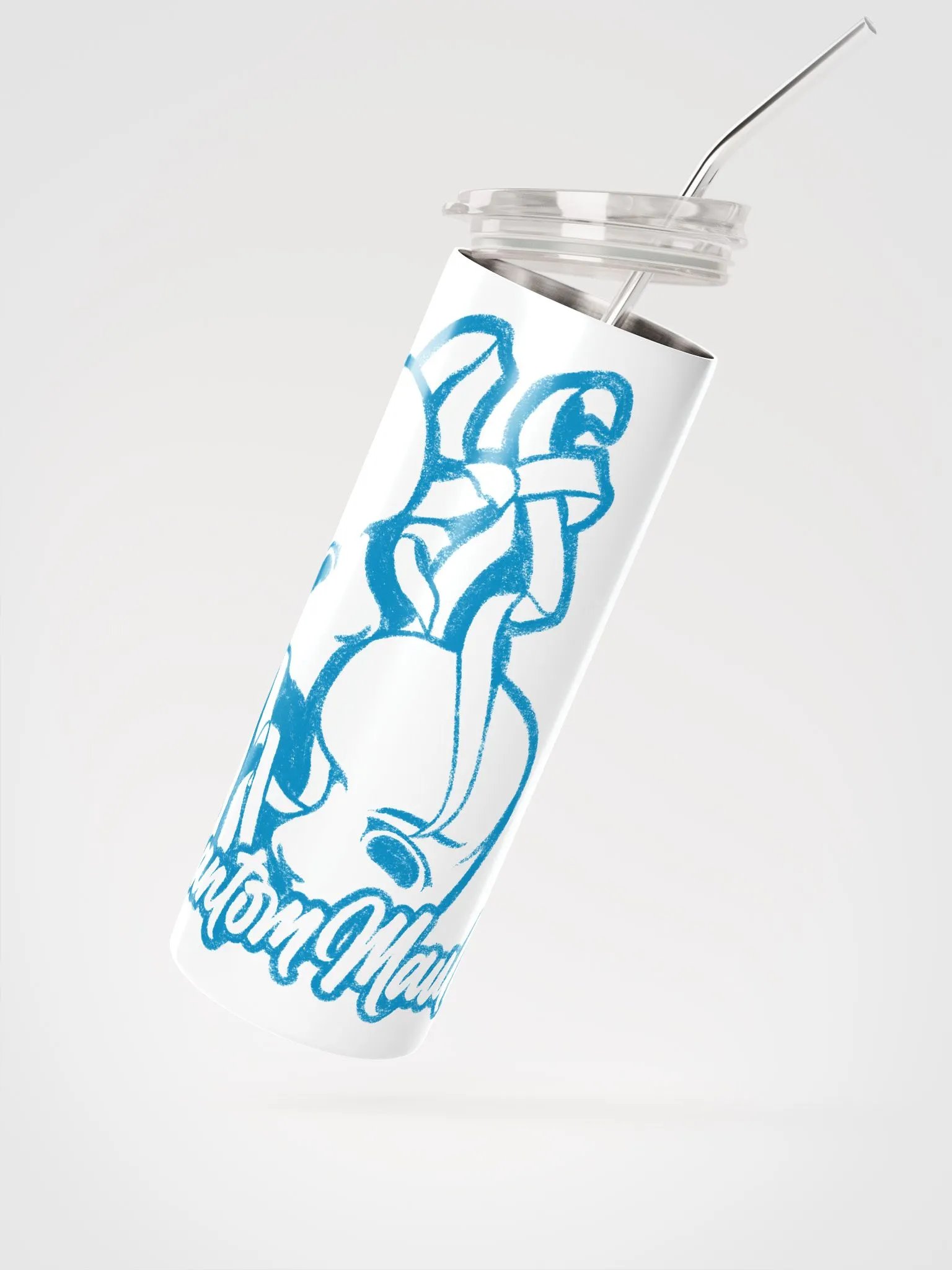 'PhantomMaul' Blue Logo Stainless Steel Tumbler product image (8)