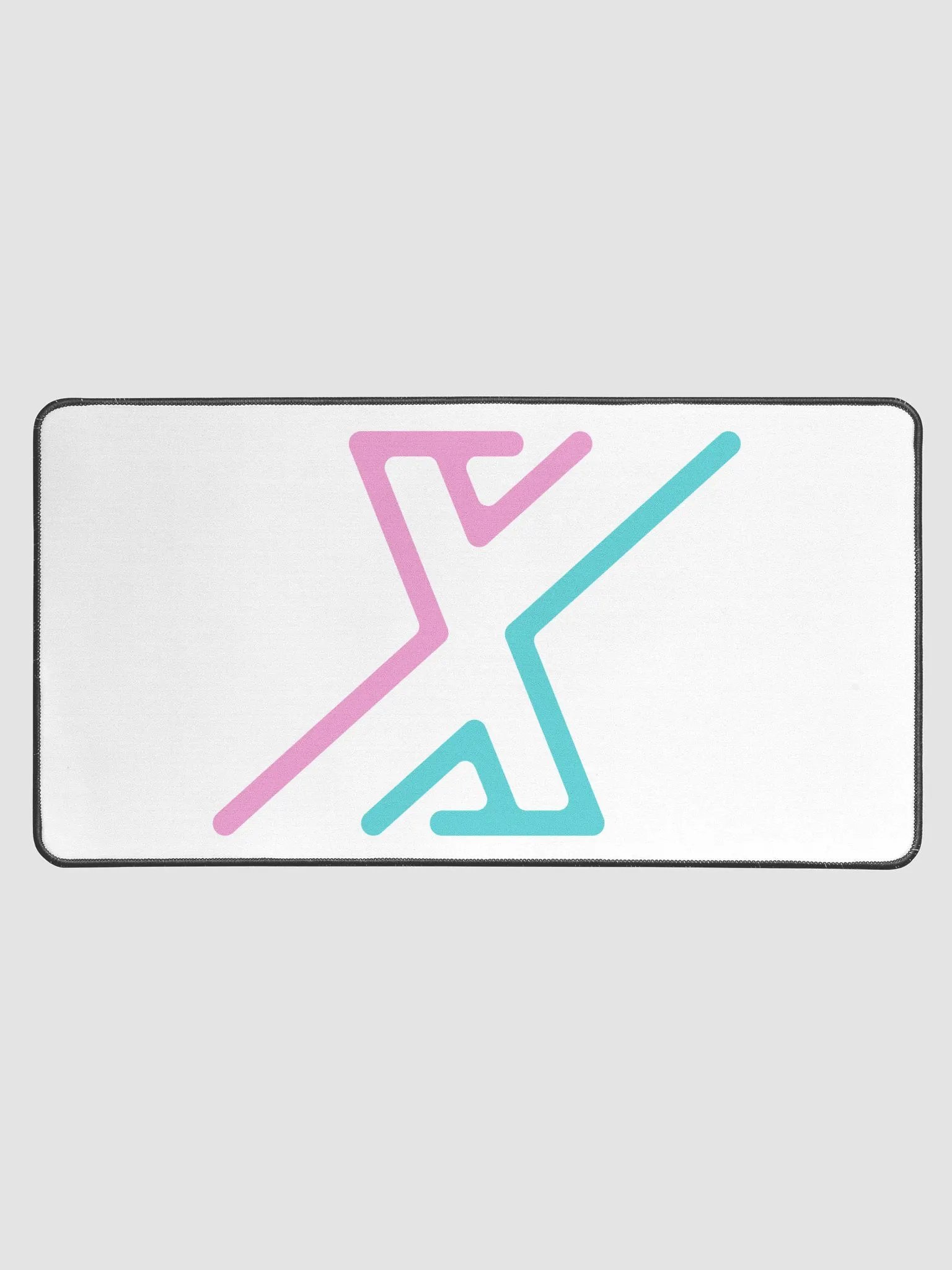 Pink&Teal desk mat product image (3)