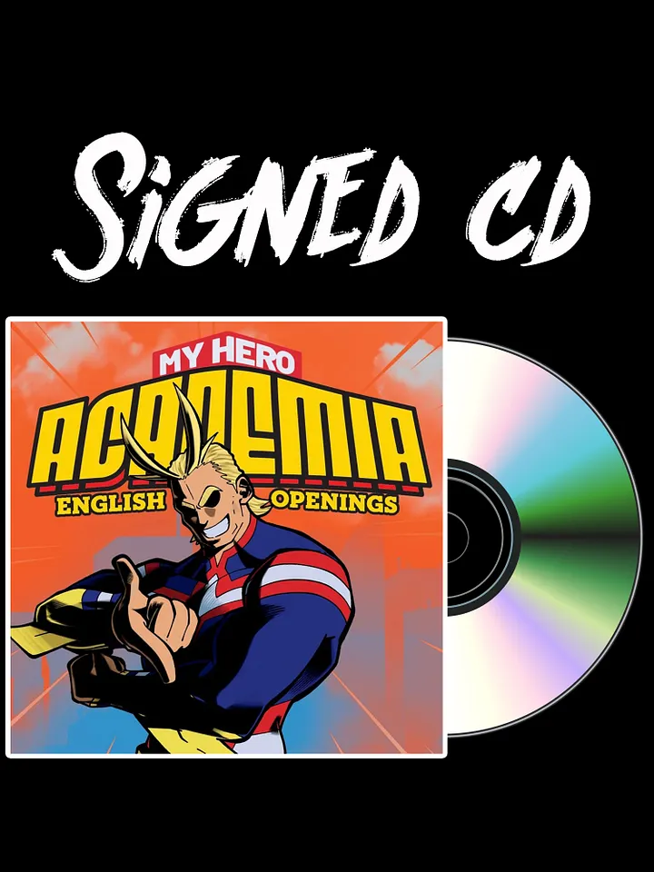 Signed CD - My Hero Academia: English Openings product image (1)