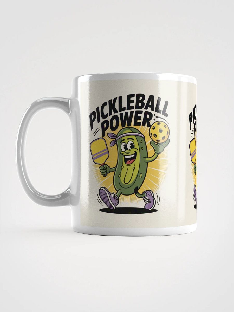 Pickleball Power Mug – Fun Pickle Character Design 11oz, 15oz, 20oz product image (16)