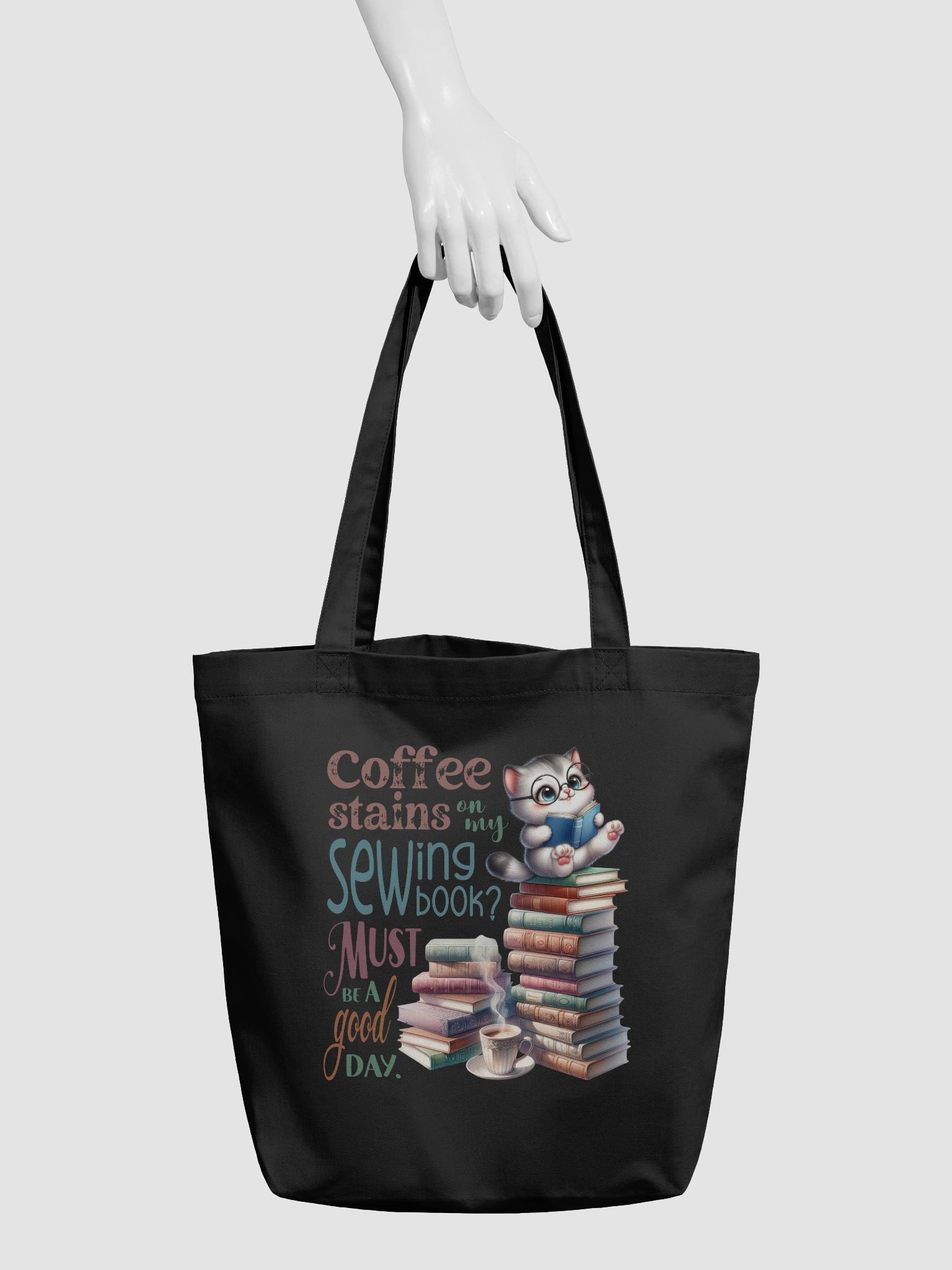 Caffeine & Kittens Eco Tote product image (4)