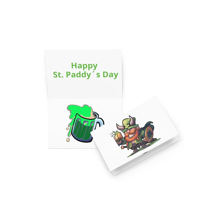 St. Paddy viking greeting card product image (23)