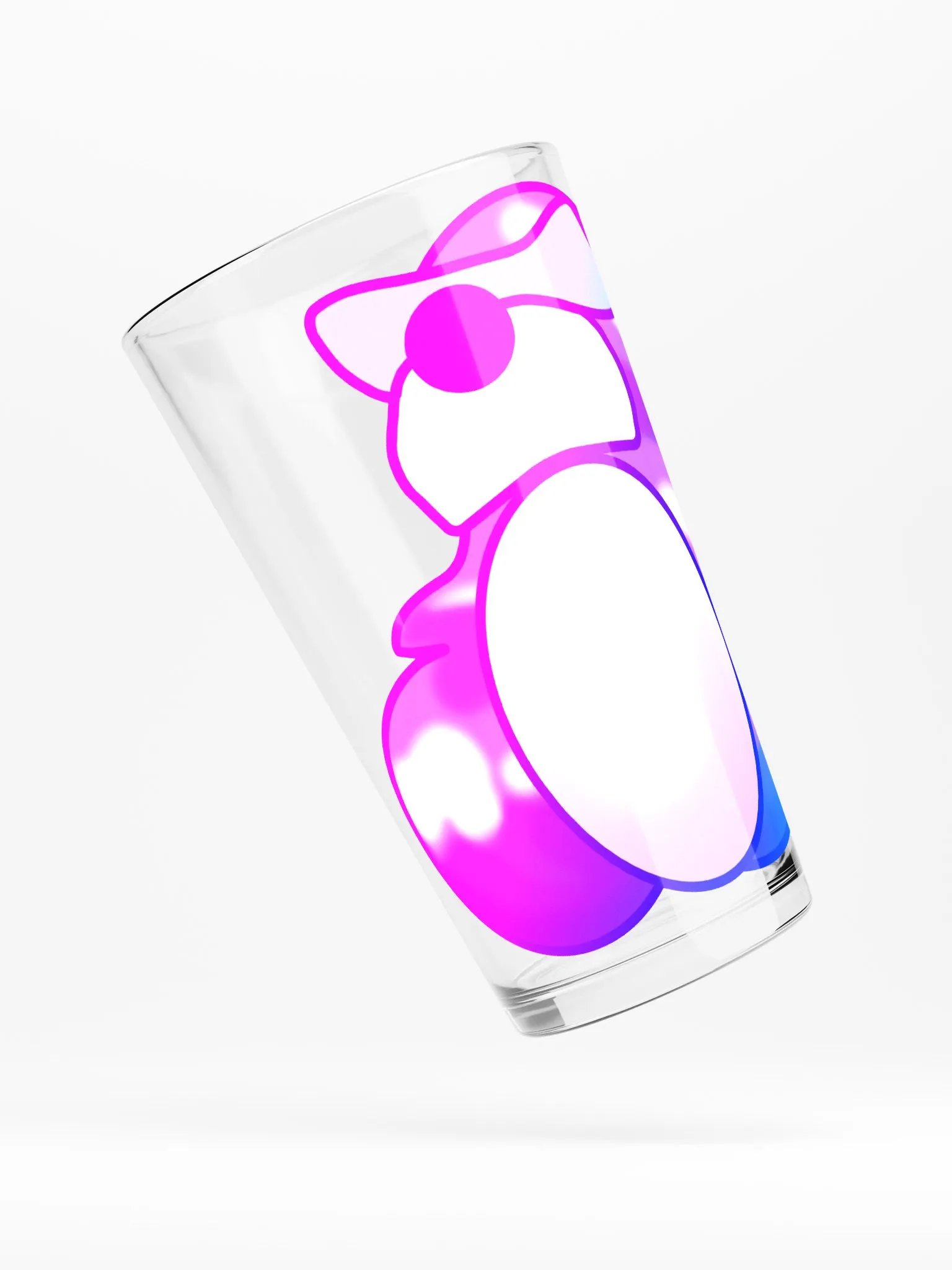 Moonball Vaporwave Pint Glass product image (4)