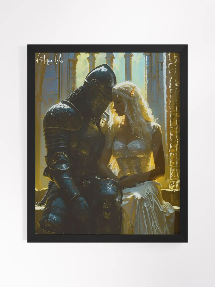 Ethereal Embrace Framed Poster product image (1)