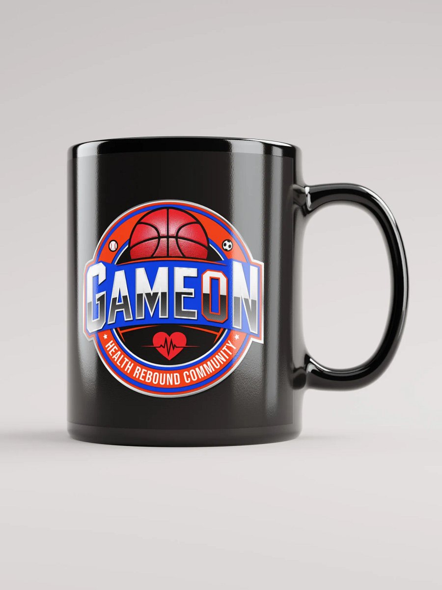Game On Black Glossy Mug product image (2)