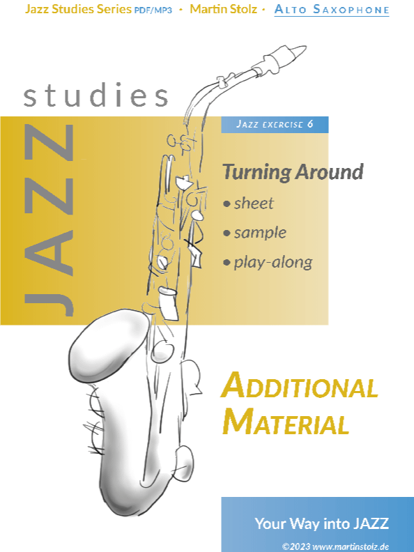 Turning Around - Alto Saxophone (Exercise 6 Jazz Studies) product image (1)