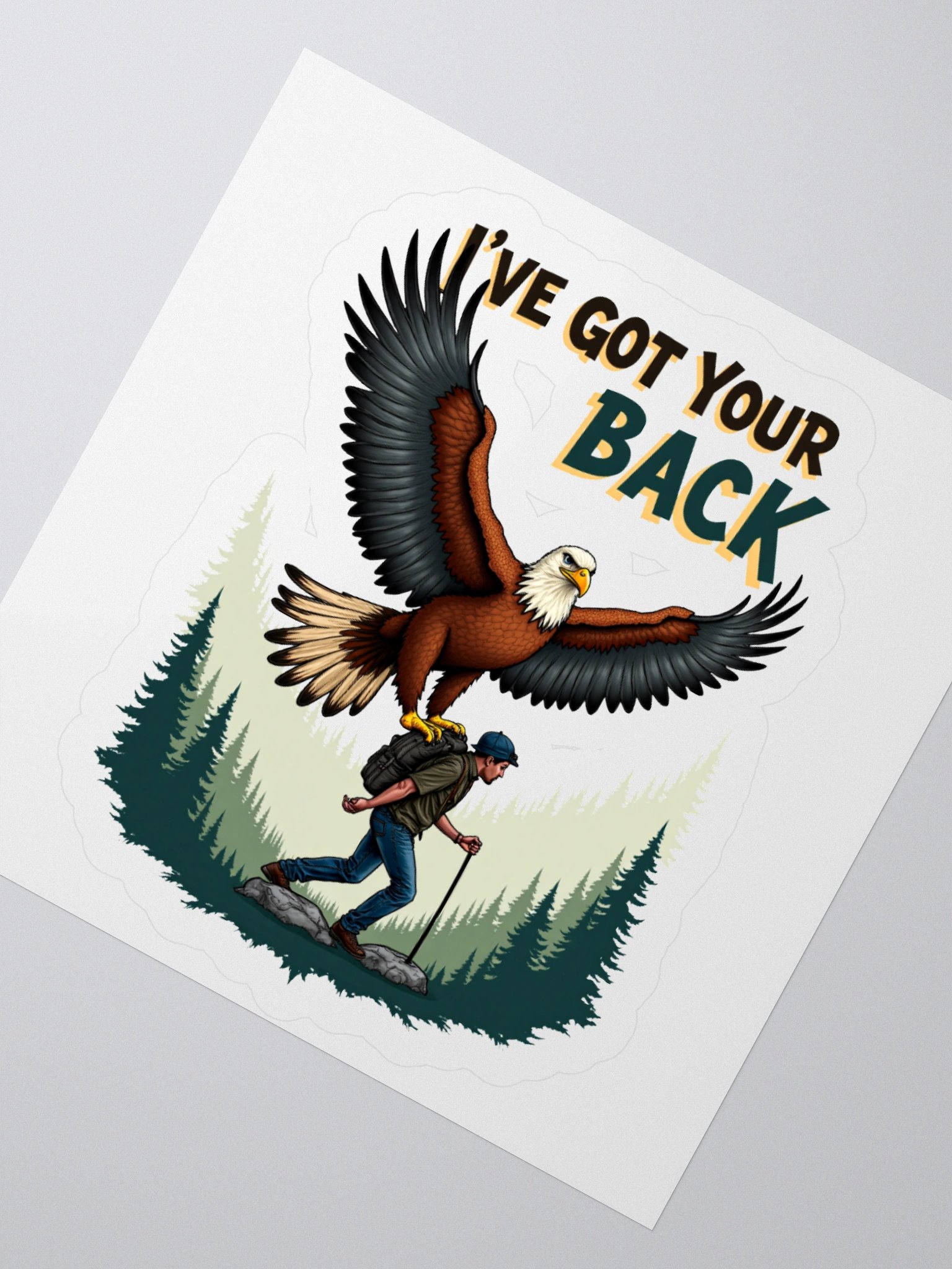 I've Got Your Back Kiss Cut Stickers product image (5)