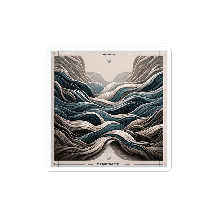 RAGING SEA Art Die-Cut Magnet product image (2)