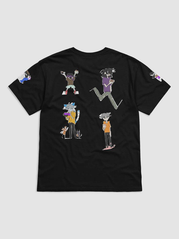 Moon Savers + Ray and Hampan everyone standing and eating May t-shirt product image (2)