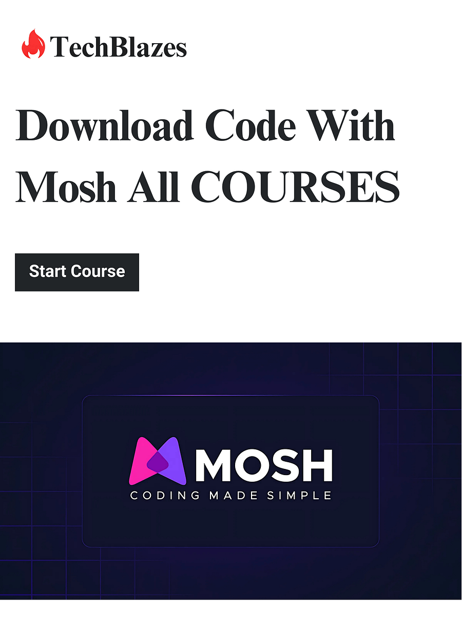 Master Coding with Code With Mosh – Unlimited Access to All Courses! product image (1)