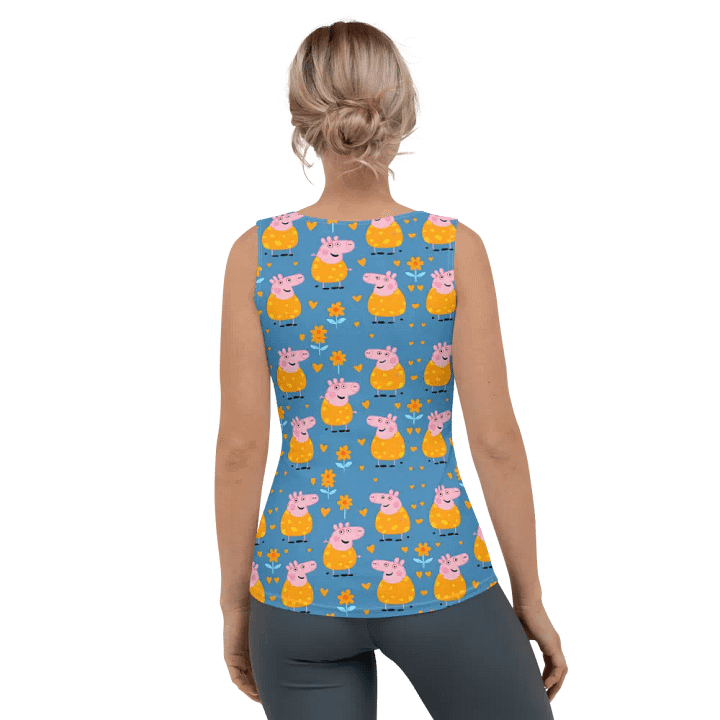 Cheerful Piggy Paradise Tank Top product image (2)