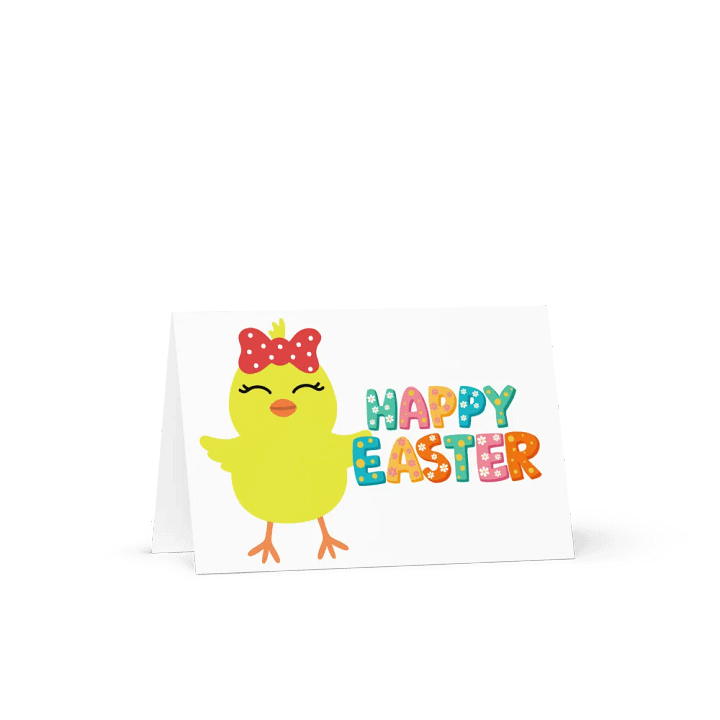 Cute Chick Happy Easter Card product image (2)