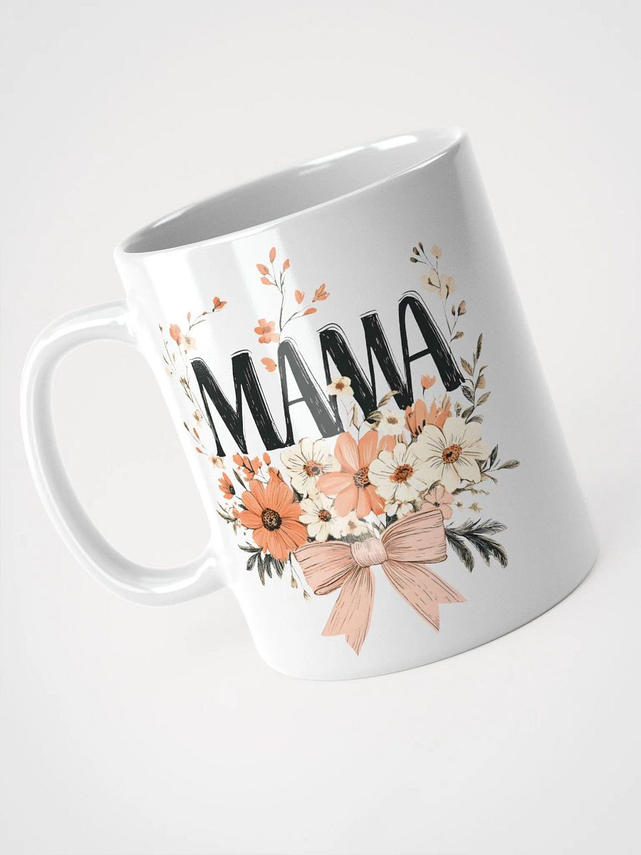 Floral Mama White Glossy Mug product image (7)