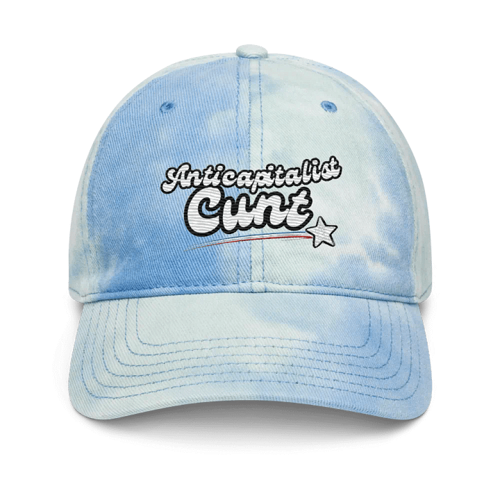 ANTICAPITALIST C*NT 3D tie-dye dad hat product image (26)