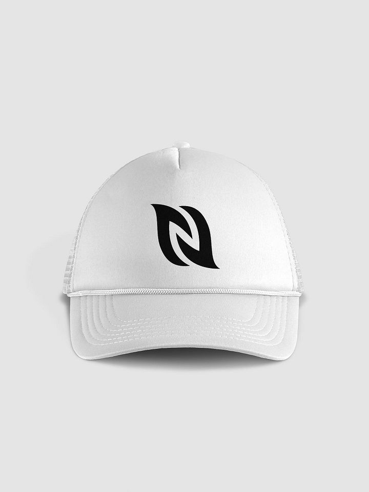 Midnight Black Foam Trucker Hat product image (25)