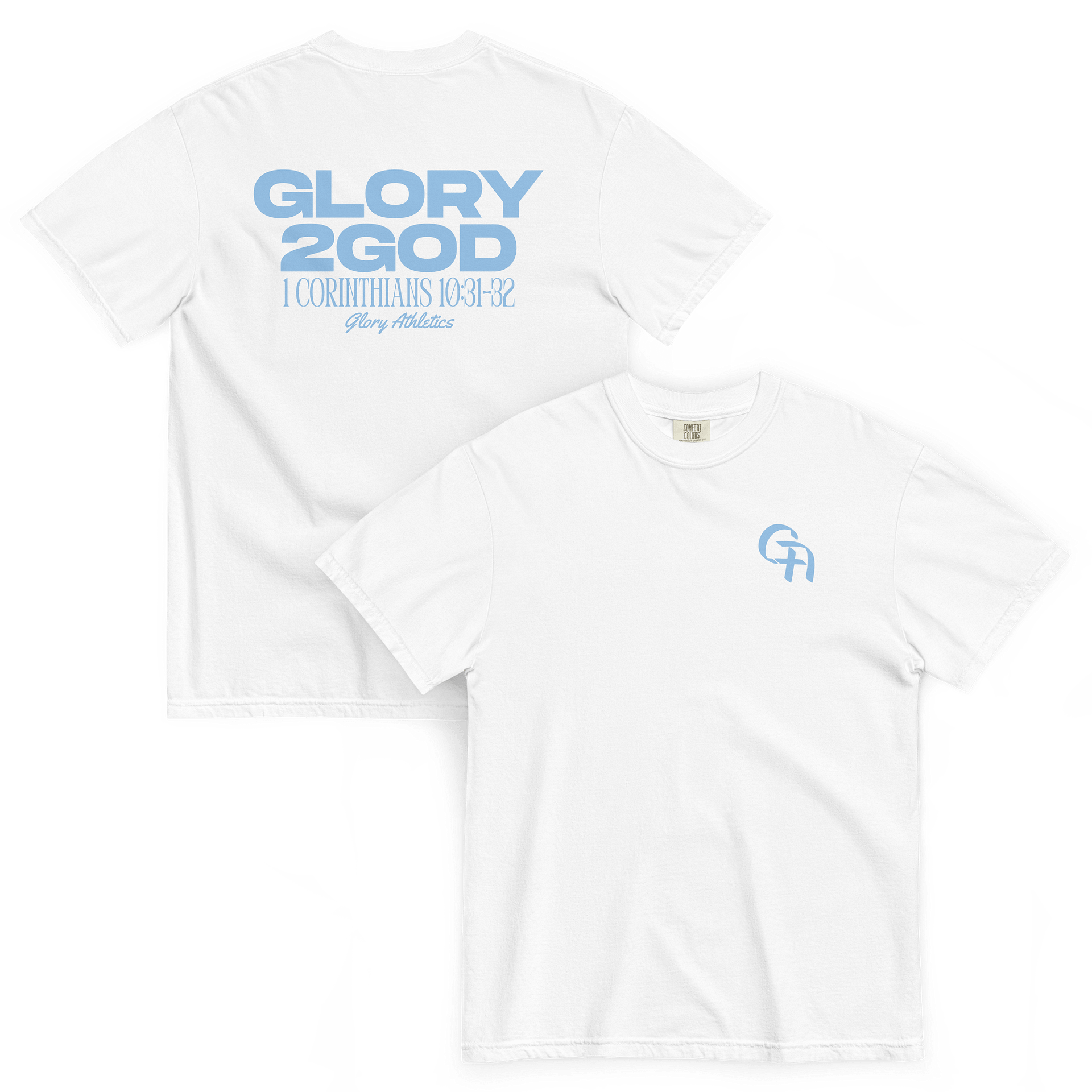 GLORY2GOD TEE - CAROLINA BLUE product image (3)