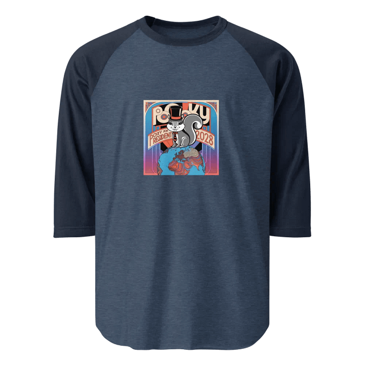 pooky for President 2028 Raglan Tee product image (1)